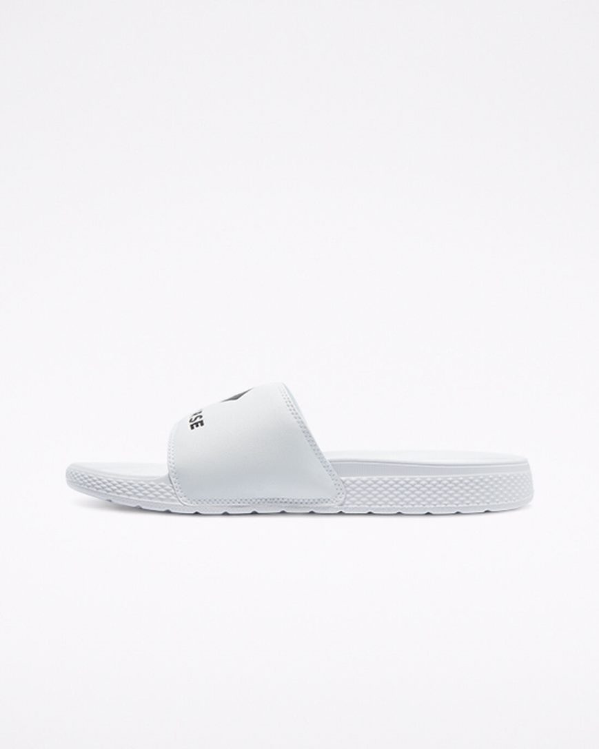 Women's Converse All Star Slides White / Black / White | AU E8695M